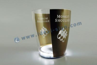 China Monkey Shoulded LED Ice Bucket Plastic Injection With Water Transfer Printing for sale