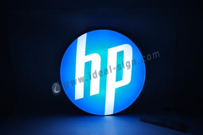 China HP round Vacuum Formed Indoor LED sign wall amounted For bar advertisement for sale