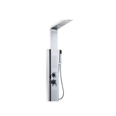 China Modern Metered Tower Shower Panel Faucets Manufacturer Supplier Stainless Steel Massage Shower Panel for sale