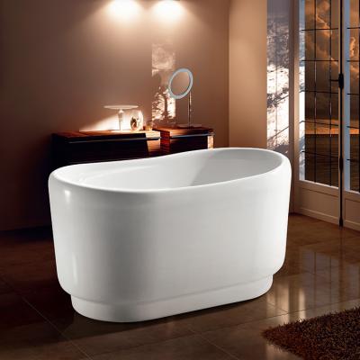 China Modern Custom Printed Small Portable Indoor White Acrylic Bathtub Bathtub With Seat for sale