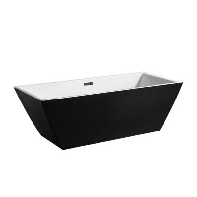 China Freestanding Luxury Design Morden Bathtub Free Sitting Indoor Acrylic Bathtub for sale