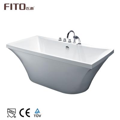 China Alibaba Best Sellers Short Square Shaped Small Freestanding Protein Tub Bathtub Acrylic for sale