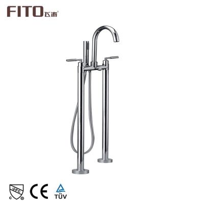 China Floor Stand Faucets Modern Design Bathroom Shower Bath Freestanding Tub Faucet New for sale