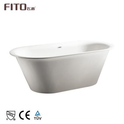 China Zhongshan FITO New Irregular Free Standing White Acrylic Bathtub for sale