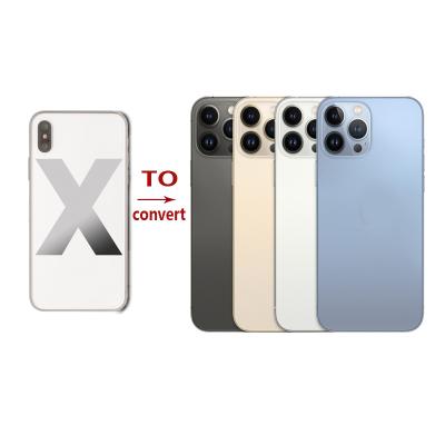 China Original Metal Back Housing For iPhone X xr xs Max Convert Into 11 12 13 Pro Max Housing With Logo Mobile Phone Housings for sale