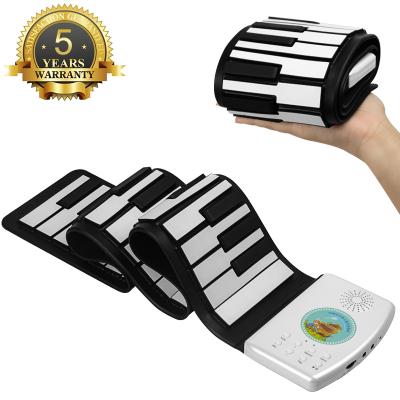 China 49 Waterproof Portable Soft Plastic Silicone Waterproof Classic Piano Foldable Soft Head Learning Children Mini Mini Piano for sale