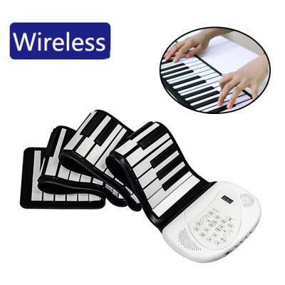 China Wholesale Waterproof Portable Silicone 88 Key Roll Up Piano Music Toy Self-study Children Piano for sale