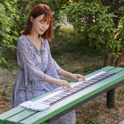 China Hot Sale Waterproof Silicone Roll Up 88 Key Piano Keyboard Digital Piano Waterproof for sale