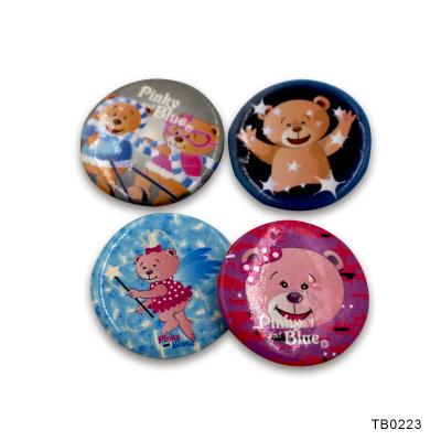 China Custom Reel Logo Badges Garment Expo Supplier Nickel Free Anime Badge Badge for sale