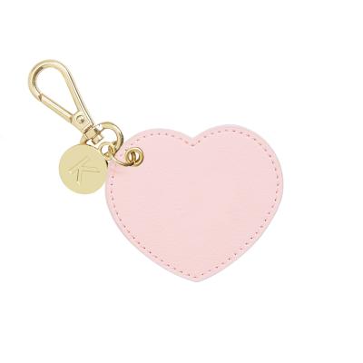 China Sedex Audited Souvenir Heart PU Key Chain Creative Special Wedding PU Leather Key Ring for sale