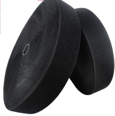 China Polyester Nylon Velcro Hook And Loop Tape Roll Back To Back Heat Proof for sale