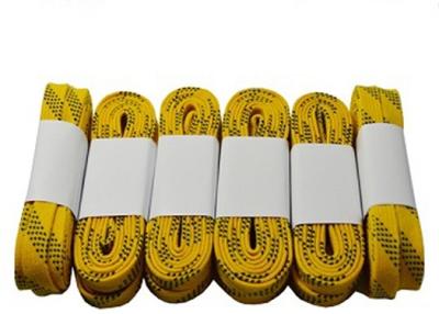 China Variable Sizes Ice Hockey Laces Waxed Wear Resistant With CE ISO Certificates for sale