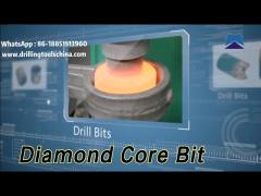 Wire Line Diamond Core Bit Small Steel For Mineral Exploration