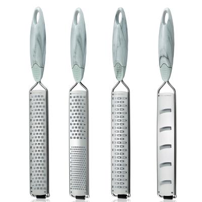 China 2021 Sustainable Kitchen Tool Stainless Steel 2 In 1 Universal Cheese Grater And Lemon Zester for sale