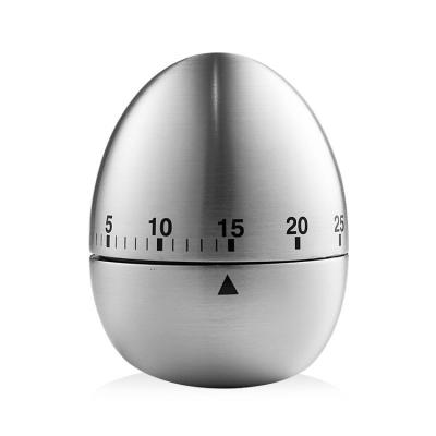 China Viable Kitchen Timers Cooking Egg Shape Clock Cooking 60 Minutes Alarm Mechanical Countdown for sale