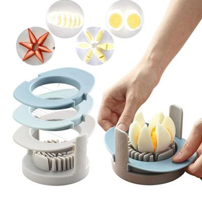 China Sustainable Multifunctional Six Petals Cutting Stainless Steel Slicer Section Cutter 3 In 1 for sale