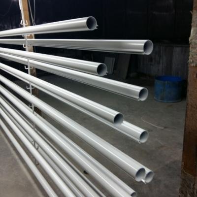 China Decoration Aluminum Circular Tube For Roller Blinds And Curtain Section Aluminum Pipe for sale