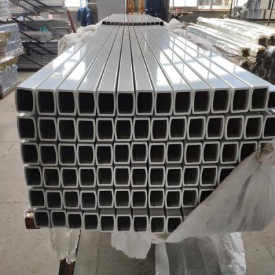 China Constructure aluminum pipe tubes square tubos de alumio de pipe profile for sale