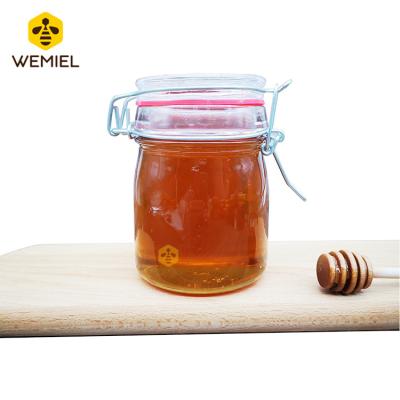 China Haccp halal dark amber honey in bottles for 500g wholesale for sale