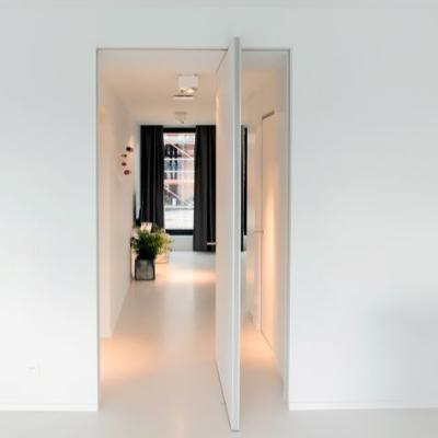 China Environment Bulletproof Soundproof Production Green Pivot Door Entrance Entry Door Interior Pivot for sale