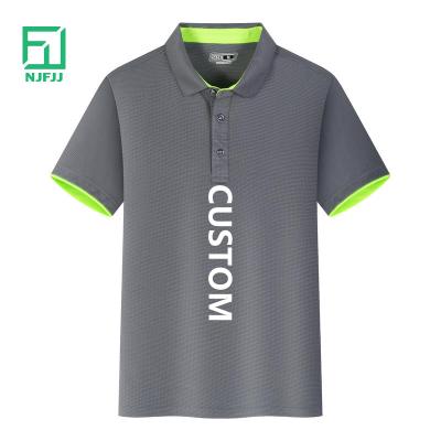 China Custom Sports Anti-Wrinkle 100% Polyester Quick Dry Polo Shirts for sale