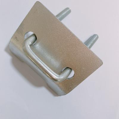 China Galvanized M8 M10 U Bolt SS Beam Clamps Polishing Custom U 3 Inch Clamp for sale