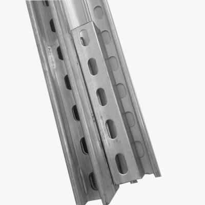 China 2.5mm Unistrut Metal Strut Channel SS304 Slotted Profile Steel Channel new product for sale