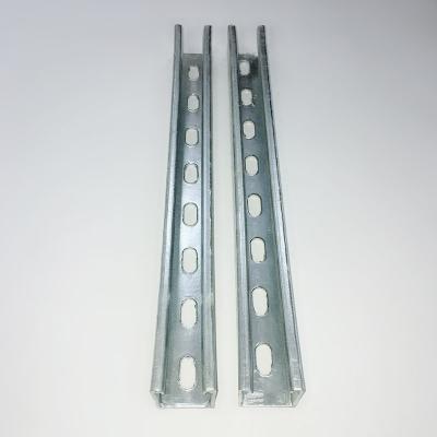 China Pre Galvanized Steel C Shape Channel Support Strut Max Load 2.50kg/m for sale