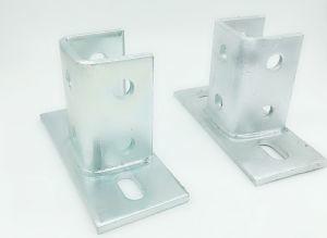 Chine Zinc Plated Steel Strut Channel Base / Strut Channel Accessories for 12 Gauge Strut Channel à vendre