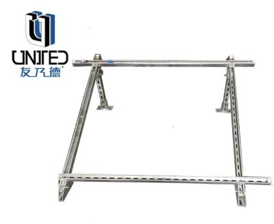 Cina Slotted Strut C Channel Solar Mounting Structures For Ground Mounting in vendita