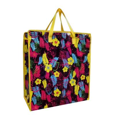 China 2019 Shinny Shinny Handled Laminated PP Woven Shopping Bag for sale