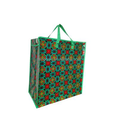 China Recyclable shinny color Custom Design recycled shopping bags manufacturers for sale