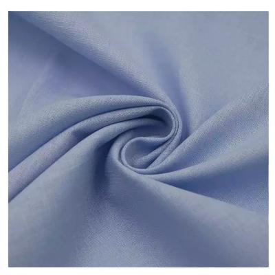 China Anti Pill Fabric 20%Linen 80%Rayon Cheap Plain Fabric Use For Shirts Dress 21s*15s/54*52 130GSM for sale