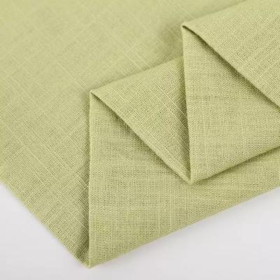 China Customized blackout 45% natural organic linen 55% cotton fabric for garment and home textile cotton fabric linen fabric for sale