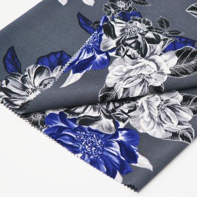 China 2022 High Quality Memory Polyester Print Chiffon Textiles Chiffon Floral Print Fabric For Dress for sale