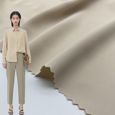 China 100D*100D High Weight Stretch GOOD QUALITY TEXTILE Chiffon Fabric 2/2 Twill Chiffon Spandex Spandex Plain Dying Heavy Fabric for sale