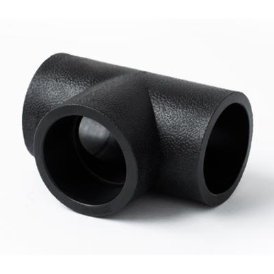 China HDPE Pipe Connector HDPE Fusion Fittings 280mm 315mm 355mm Hot Equal 400mm Tee for sale