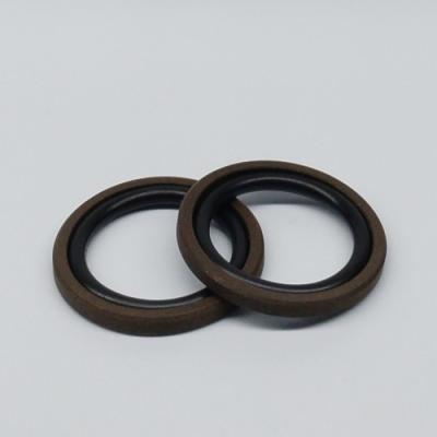 China 40Mpa Hydraulic Cylinder Seals PTFE Material 80 shore A 32x24.5x3.2 Brown Color for sale