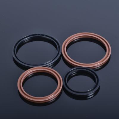 China High Temp Resistant Hydraulic Cylinder Seals Brown U Shaped O Ring FKM USH Packing for sale