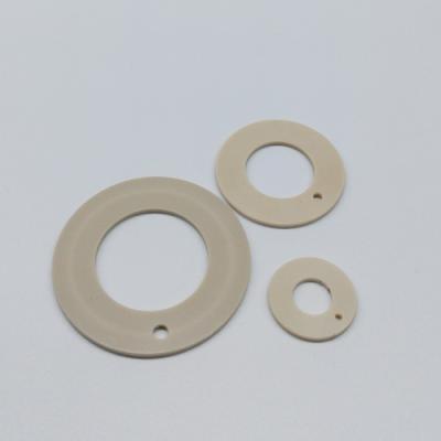 China White PTFE Parts Chemical Corrosion Resistance PEEK Seal Ring Customized 90 shore A for sale