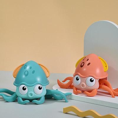 China Other Popular Walking Octopus Pull Toy Swimming Pool Bath Toys Beach Crawling Octopus With Leash Toy For Kids for sale