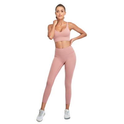 China GP Shoulder Bra Pants Sports Fitness Moisture Absorption and Sweat Breathable Oblique Shockproof Running Suit Training Clothes for sale