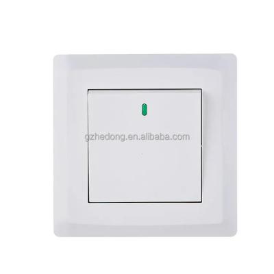 China Smart Home Automation System New Modern Design Light Switches Uk Wall 1 Gang 1 Way 2 Way Switch For Pakistan Bangladesh Market for sale