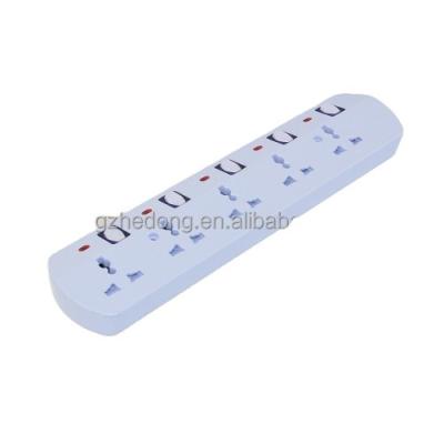 China Multifunctional Simple Design Independent Switch Household Overload Protector Socket Universal Power Supply Board Power Strip for sale