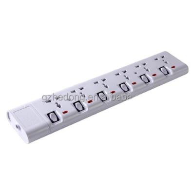 China Commercial Flame Retardant Multifunctional Universal Surge Protector Power Strip for sale