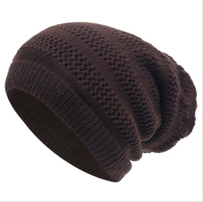 China COMMON new fashion knit hat wholesale pure simple winter color style design beanie women knitted hat for sale