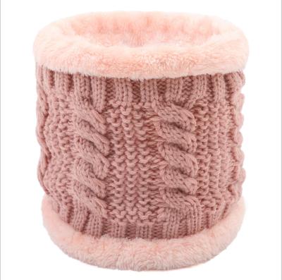 China Hot Sale Winter Short Thickened Knit Muffler Neck Warmer Scarf For Women for sale