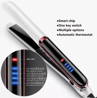 China Outdoor Hot Selling Smart Steam Hair Straightener With Technology Straight Hair Infrared Steam Hair Straightener for sale