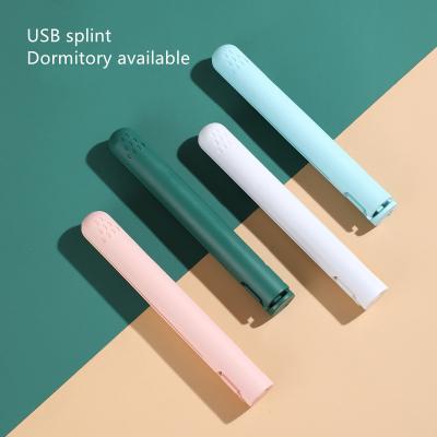 China Hotel Female Portable Mini Small Splint for Curly Hair Hair Air Blows and Curly Wand Dual Use Curling Straightener for sale