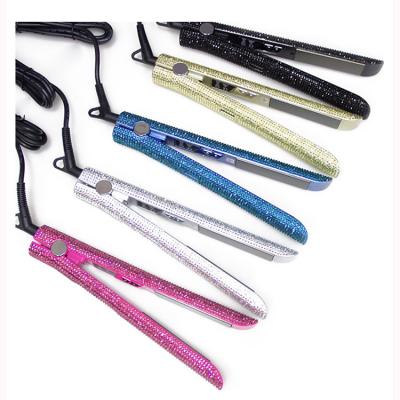 China 2021 Highest Level Rhinestone Stick Hair Straightener Hair Perm Set With Hot Trend Super Instant Glass Rhinestone for sale